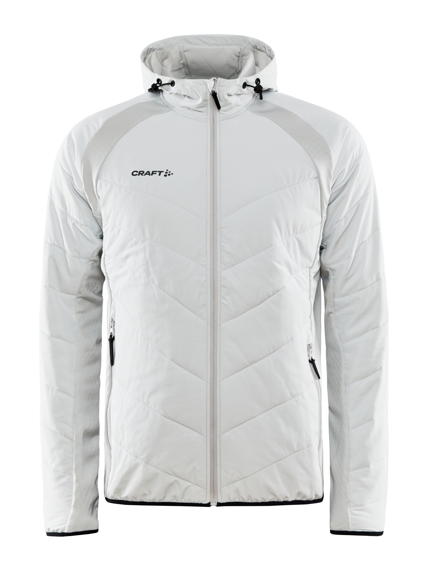 Veste sportswear polyester recyclé personnalisable CRAFT ash