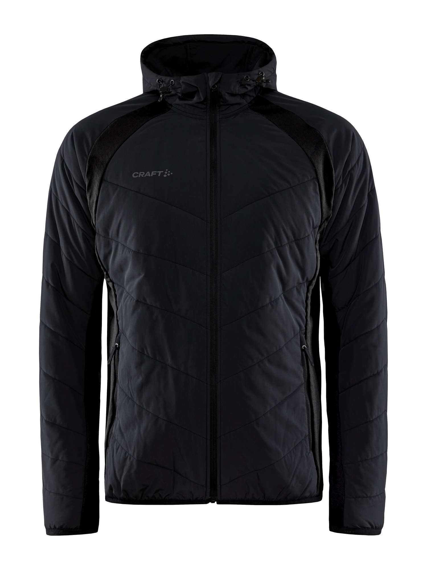 Veste sportswear polyester recyclé personnalisable CRAFT Noir