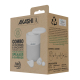 Packaging du combo enceinte et écouteurs.