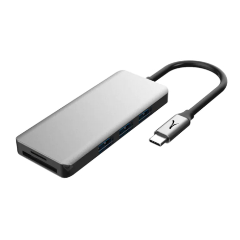 Hub multiport USB-C 7 en 1 promotionnel Habu