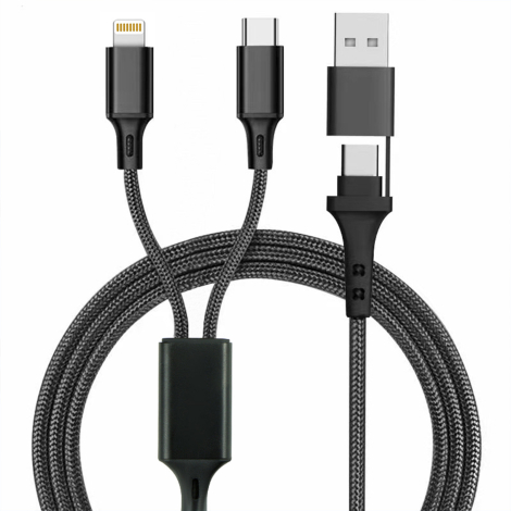 Câble de charge 4 en 1 promotionnel Renkei