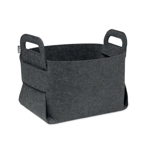 Panier en feutre RPET pliable à personnaliser Fialan