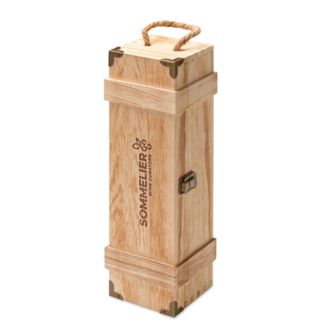 Coffret à vin en paulownia personnalisable Vinbox +
