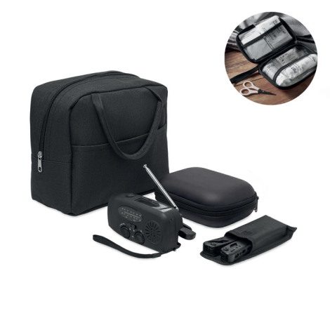 Kit d'urgence personnalisé radio et outils Safenest
