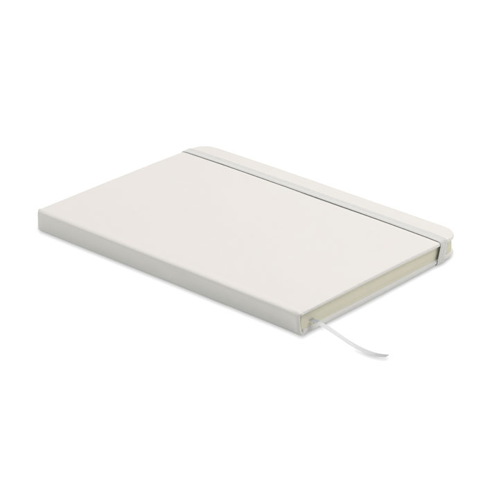 Carnet publicitaire A5 en papier recyclé Arcoloop Blanc
