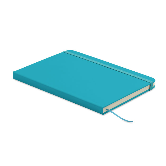 Carnet publicitaire A5 en papier recyclé Arcoloop Turquoise
