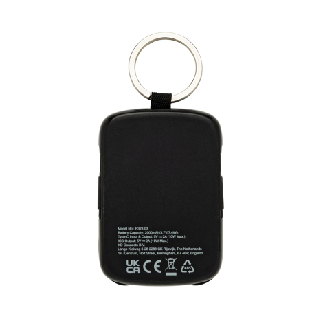 Batterie externe recyclée 2000 mAh personnalisée Nexo