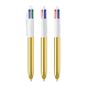 Stylo bille 4 couleurs promotionnel BIC® Shine Stylo bille 4 couleurs promotionnel BIC® Shine