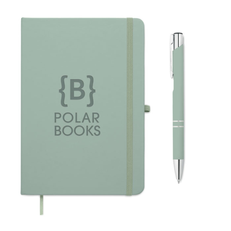 Ensemble personnalisable carnet A5 et stylo recyclés Arcopen