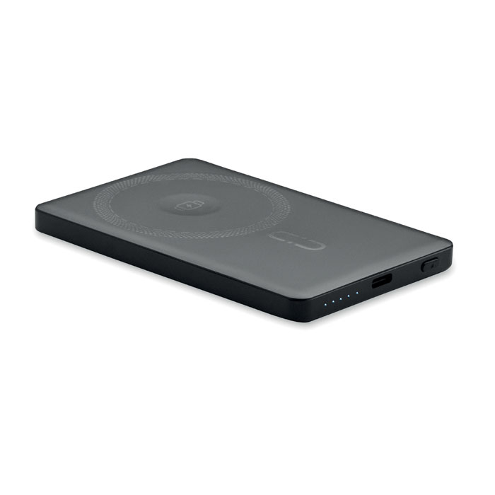 Powerbank 5000 mAh 20 W personnalisable en aluminium Core Noir