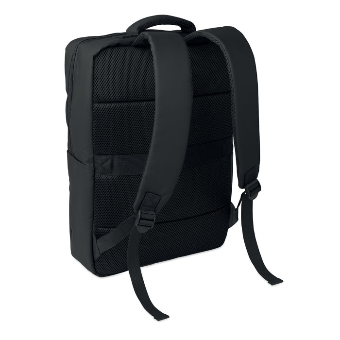 Sac à dos rPET ordinateur 15" personnalisé 15 L Metro Noir