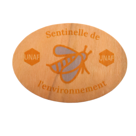 Sticker promotionnel en bois français