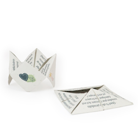 Cocotte en papier graines promotionnelle à planter