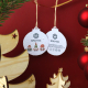 Décoration de Noël promotionnelle à planter papier graines