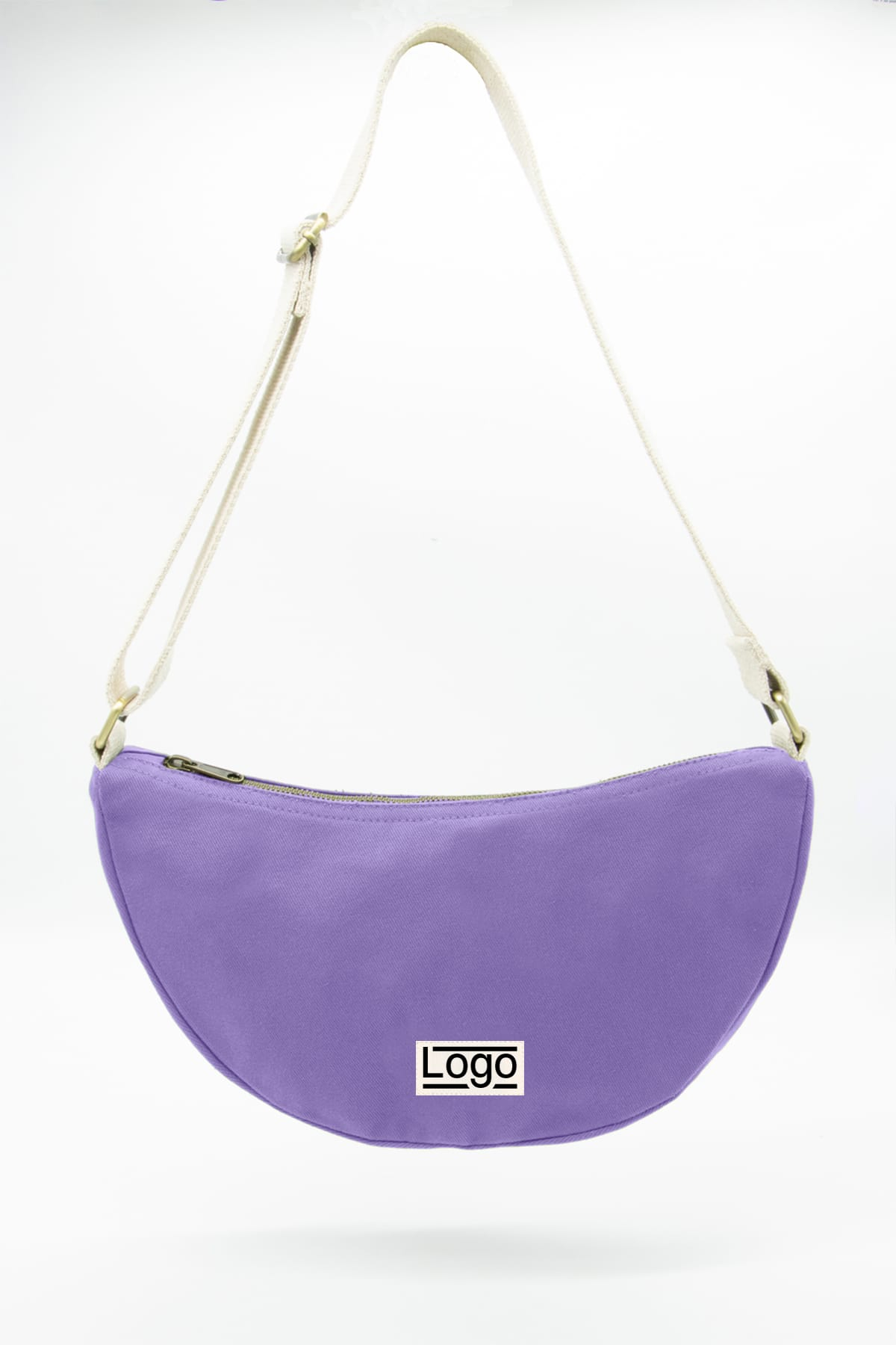 Sac bandoulière promotionnel demi lune Ines Lavande