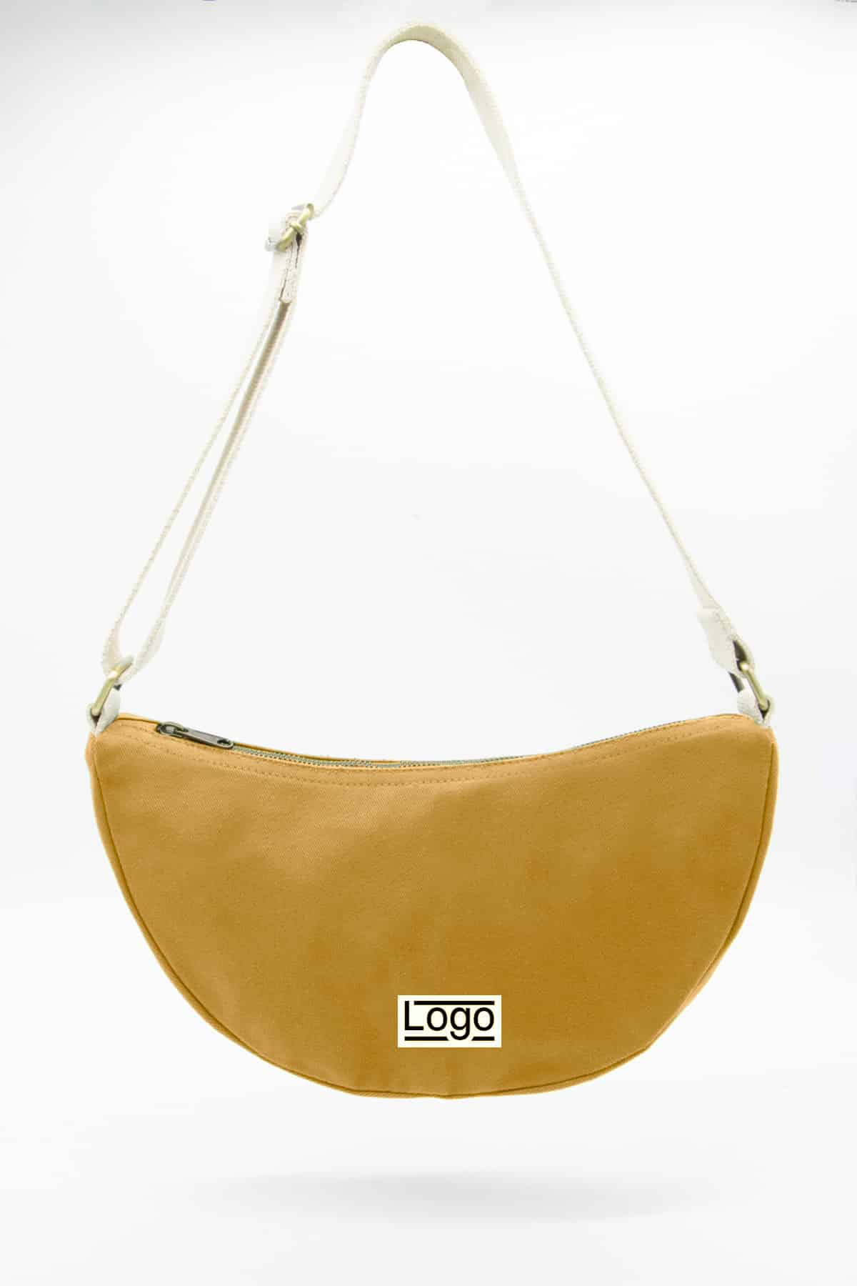 Sac bandoulière promotionnel demi lune Ines Ocre