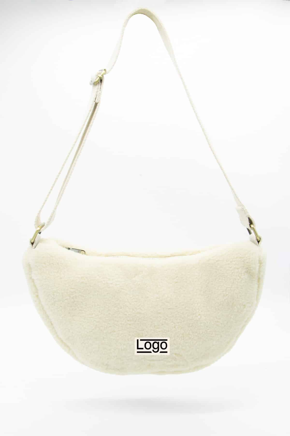 Sac bandoulière promotionnel demi lune Ines Sherpa
