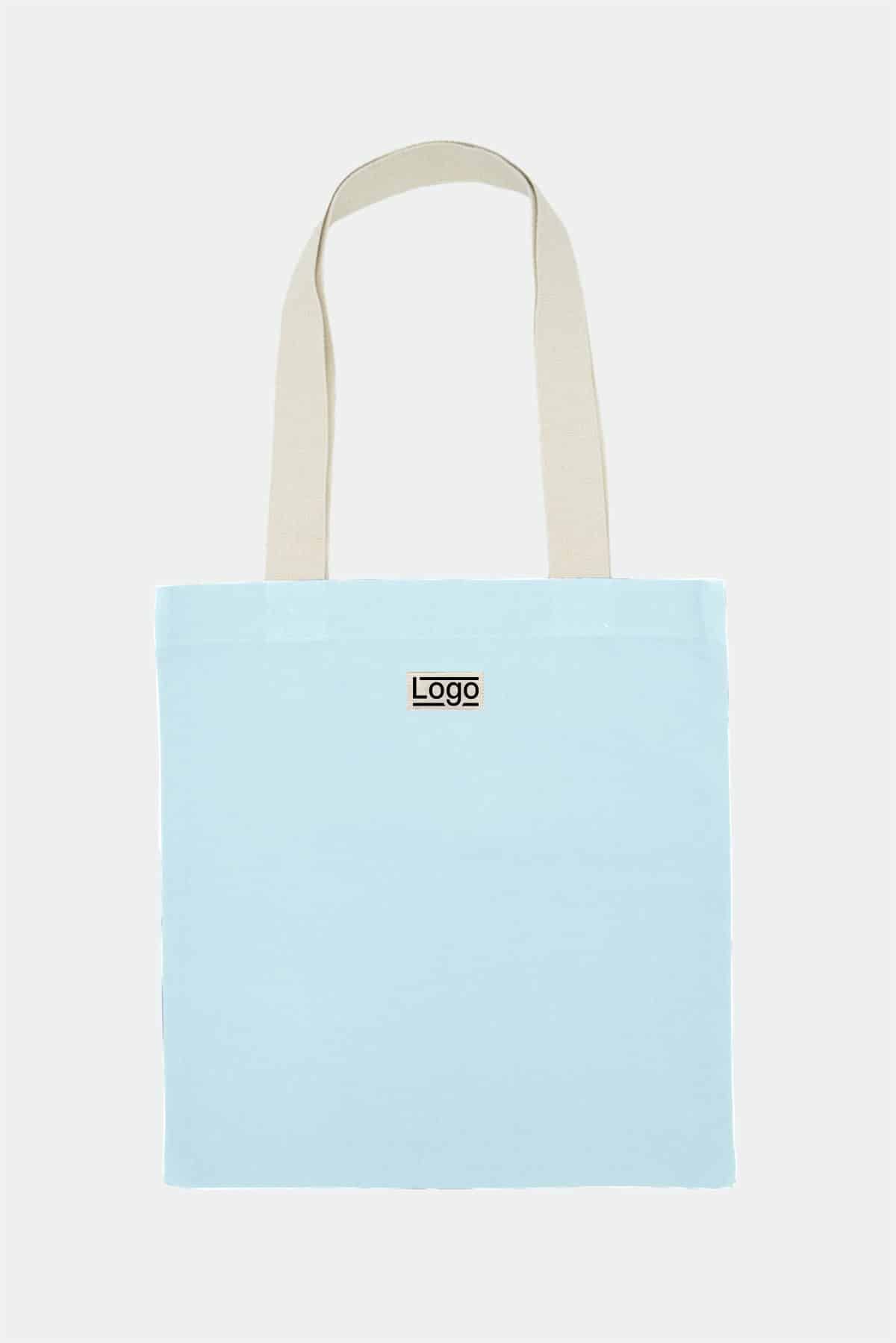 Sac coton personnalisable Nina totebag 350gr Azur