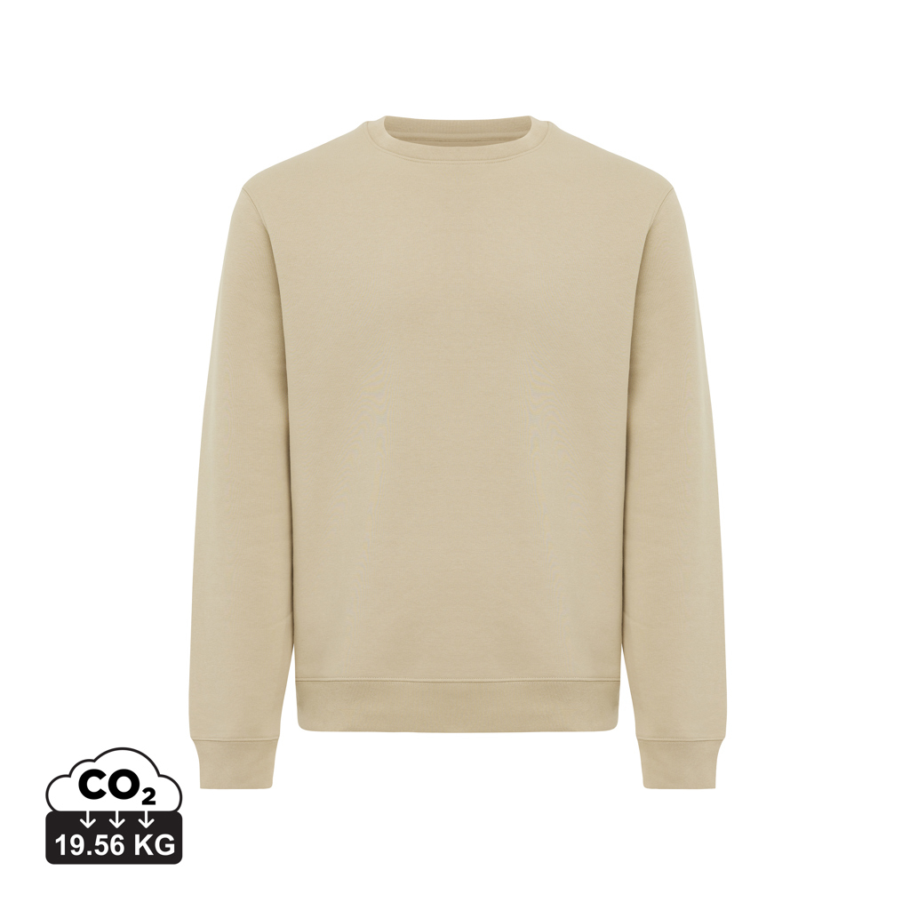 Sweat personnalisable mixte en coton bio et recyclé Torla desert