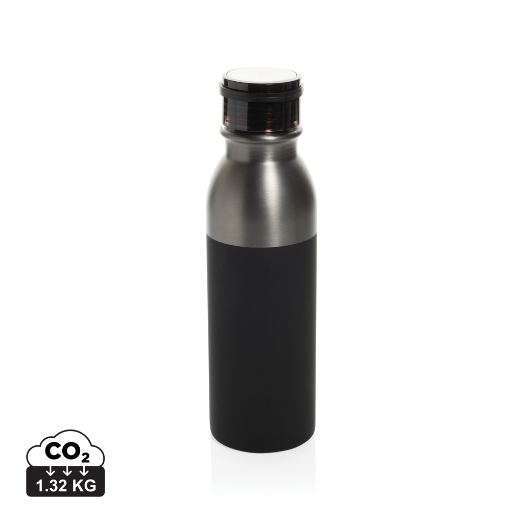 Gourde publicitaire 780 ml avec boucle de transport Duoloop Noir