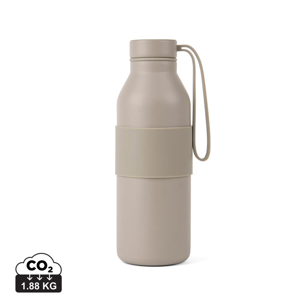 Gourde isotherme publicitaire 500 ml antidérapante Niro Beige