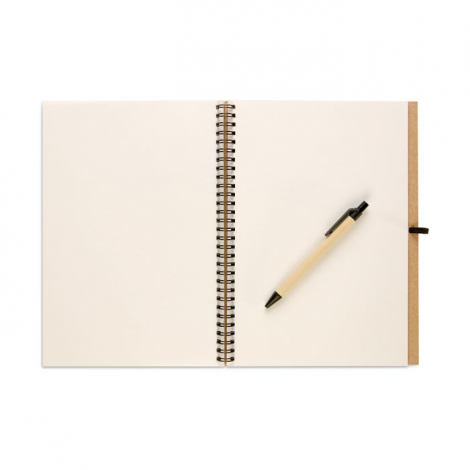 Bloc-notes papier recyclé personnalisable - BLOQUERO PLUS