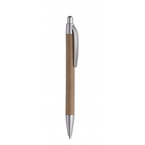 Stylo bille personnalisable en carton - Pushton