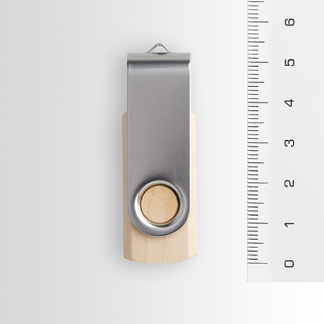 Clé USB personnalisable - Twister Wood