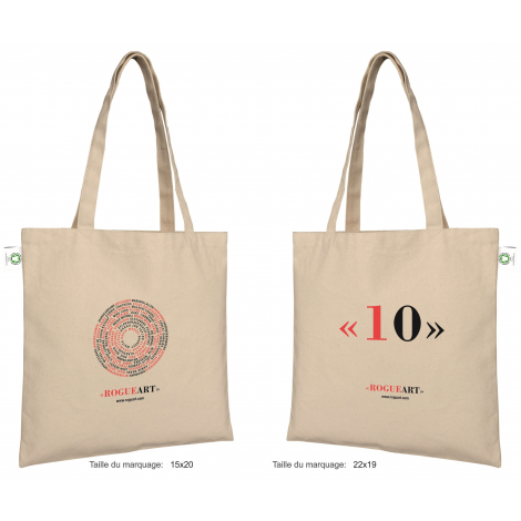 Tote bag publicitaire coton bio 160 gr - Thane