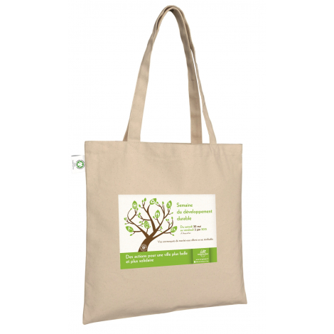 Tote bag publicitaire coton bio 160 gr - Thane