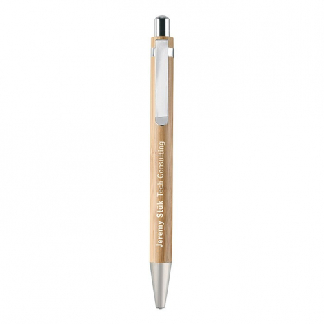 Coffret stylo publicitaire - Bambooset