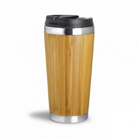 Mug publicitaire isotherme 410 ml - WOOD YOU 