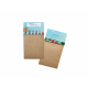 Sachet de graines publicitaire en Kraft brun 70 x 120 mm