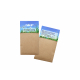 Sachet de graines publicitaire en Kraft brun 70 x 120 mm