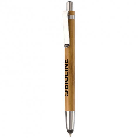 Stylo-stylet publicitaire bambou - Antartica