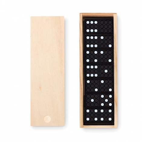 Boîte de Domino en bois personnalisée