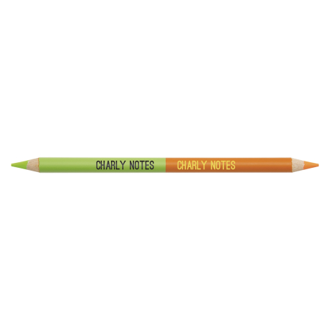 Crayon surligneur fluo bi-coul Vernis - 17,6 cm