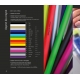 Crayon surligneur fluo individuel bi-coul Vernis pantone- 17,6 cm