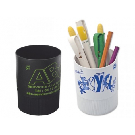 Pot à crayons en matière recyclée