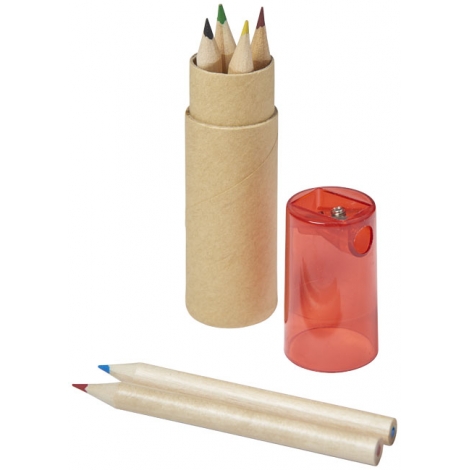 Set promotionnel de 6 crayons de couleurs