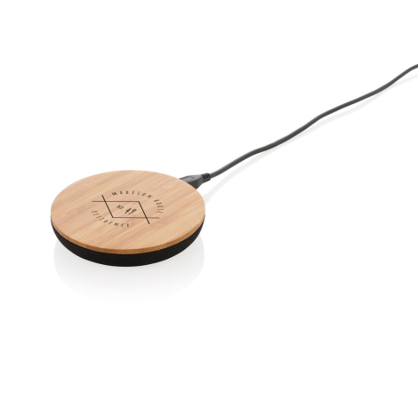 Chargeur publicitaire par induction 5 W - Bamboo X