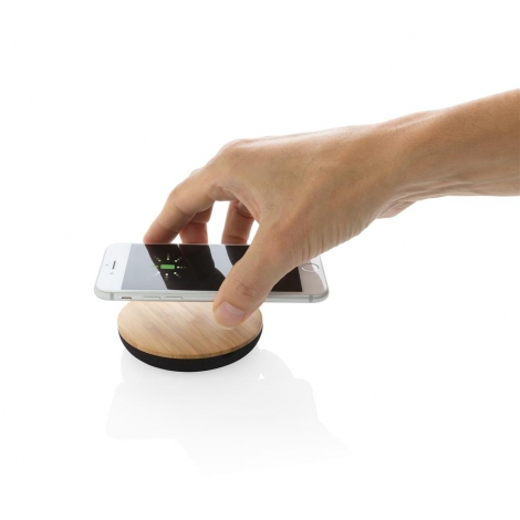 Chargeur publicitaire par induction 5 W - Bamboo X