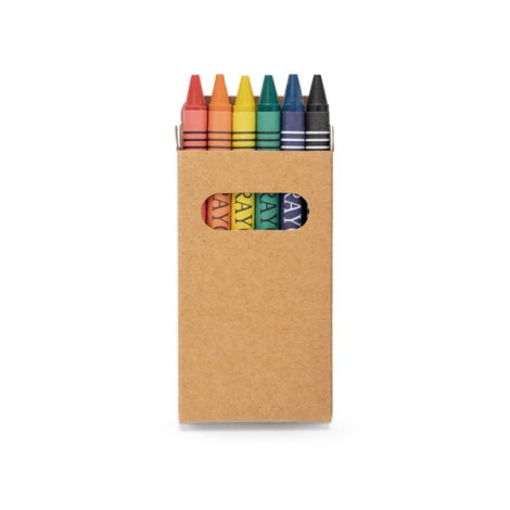 Boîte de crayons en cire personnalisée