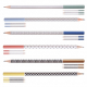 Étui 4 crayons à papier publicitaire - Collection Graph