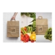 Sac papier kraft personnalisable avec anses plates