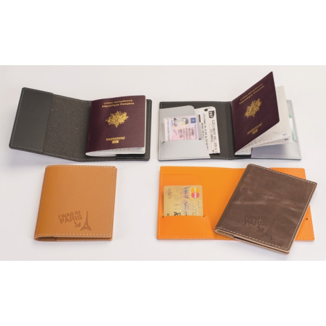 Modloan Protege Passeport Etui 2 pcs Pochette Passeport en Cuir