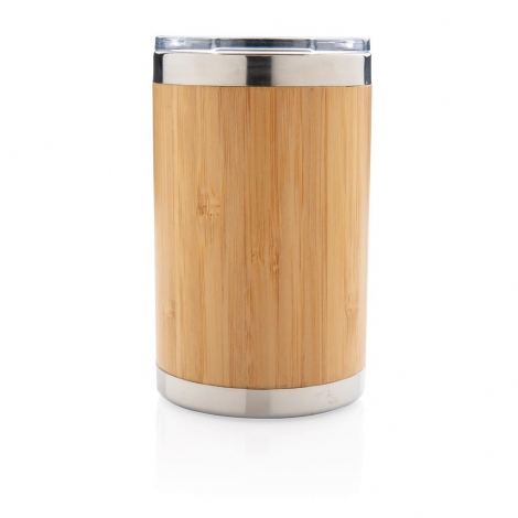 Tasse publicitaire en bambou 270 ml - Coffee to go