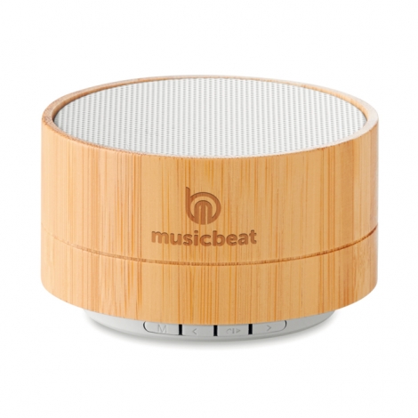 Mini haut-parleur bambou publicitaire 3W - Sound Bamboo