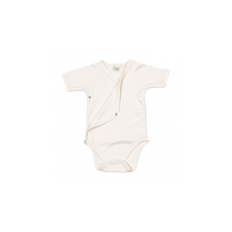 Body Bébé Manches Courtes Col Dentelle – 100% Coton Hypoallergénique – Pour Nouveau-nés Garçons/filles – Fabriqué En Espagne