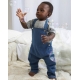 Salopette publicitaire - Baby Rocks Denim Dungarees